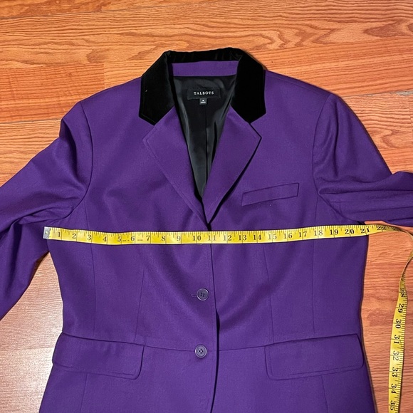 Talbots Vibrant Purple Suit Jacket - Picture 9 of 10